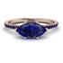 Marqise Sapphire Engagement Ring - Lola No. 74