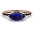 Marqise Sapphire Engagement Ring - Lola No. 44