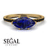 Marqise Sapphire Engagement Ring - Lola No. 43