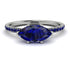 Marqise Sapphire Engagement Ring - Lola No. 75