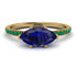 Marqise Sapphire Engagement Ring - Lola No. 28