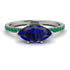 Marqise Sapphire Engagement Ring - Lola No. 30