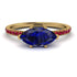 Marqise Sapphire Engagement Ring - Lola No. 58