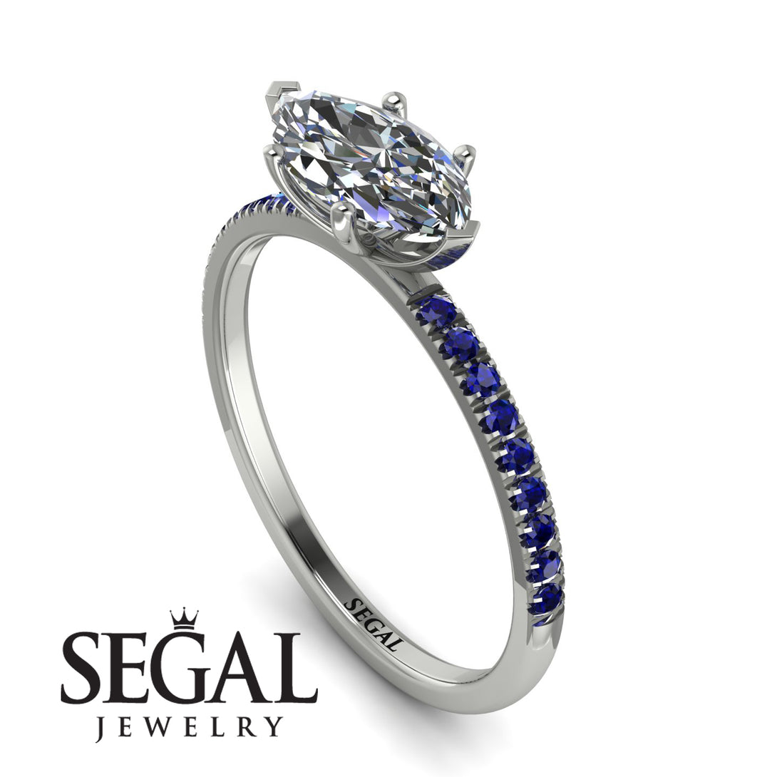 Marqise Diamond Engagement Ring - Lola No. 63