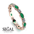 Marquise Emerald Eternity Band - Cecilia No. 5 image 10