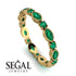 Marquise Emerald Eternity Band - Cecilia No. 19 image 10
