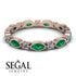 Marquise Emerald Eternity Band - Cecilia No. 5 image 2
