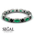 Marquise Emerald Eternity Band - Cecilia No. 36 image 2