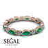 Marquise Emerald Eternity Band - Cecilia No. 5