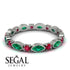 Marquise Emerald Eternity Band - Cecilia No. 51