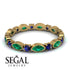 Marquise Emerald Eternity Band - Cecilia No. 64 image 3