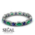 Marquise Emerald Eternity Band - Cecilia No. 66