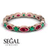 Marquise Ruby Eternity Band - Cecilia No. 26 image 2