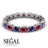 Marquise Ruby Eternity Band - Cecilia No. 72