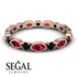 Marquise Ruby Eternity Band - Cecilia No. 41