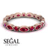 Marquise Ruby Eternity Band - Cecilia No. 56