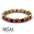 Marquise Ruby Eternity Band - Cecilia No. 40