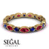 Marquise Ruby Eternity Band - Cecilia No. 70 image 2