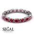 Marquise Ruby Eternity Band - Cecilia No. 57 image 2
