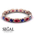 Marquise Ruby Eternity Band - Cecilia No. 71 image 2
