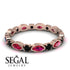 Marquise Ruby Eternity Band - Cecilia No. 41