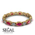 Marquise Ruby Eternity Band - Cecilia No. 10 image 3