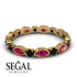 Marquise Ruby Eternity Band - Cecilia No. 40 image 3