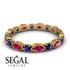Marquise Ruby Eternity Band - Cecilia No. 70