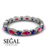 Marquise Ruby Eternity Band - Cecilia No. 72