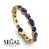 Marquise Sapphire Eternity Band - Cecilia No. 73 image 10