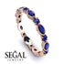 Marquise Sapphire Eternity Band - Cecilia No. 74