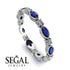 Marquise Sapphire Eternity Band - Cecilia No. 15 image 10