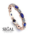 Marquise Sapphire Eternity Band - Cecilia No. 14 image 10