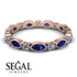 Marquise Sapphire Eternity Band - Cecilia No. 14
