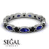 Marquise Sapphire Eternity Band - Cecilia No. 45 image 2