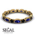 Marquise Sapphire Eternity Band - Cecilia No. 43