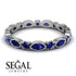 Marquise Sapphire Eternity Band - Cecilia No. 75 image 2