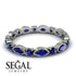 Marquise Sapphire Eternity Band - Cecilia No. 75 image 3