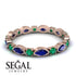Marquise Sapphire Eternity Band - Cecilia No. 29 image 3