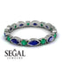 Marquise Sapphire Eternity Band - Cecilia No. 30