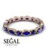 Marquise Sapphire Eternity Band - Cecilia No. 74