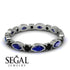 Marquise Sapphire Eternity Band - Cecilia No. 45