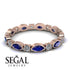 Marquise Sapphire Eternity Band - Cecilia No. 14