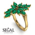 Marquise Shape Emerald Galmorious Ring - Melanie No. 4 image 3