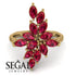Marquise Shape Ruby Galmorious Ring - Melanie No. 10 image 2