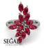 Marquise Shape Ruby Galmorious Ring - Melanie No. 12 image 2