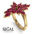 Marquise Shape Ruby Galmorious Ring - Melanie No. 10