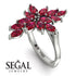 Marquise Shape Ruby Galmorious Ring - Melanie No. 12