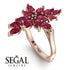 Marquise Shape Ruby Galmorious Ring - Melanie No. 11 image 3