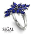 Marquise Shape Sapphire Galmorious Ring - Melanie No. 15